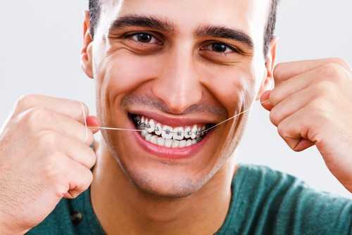 floss-with-braces