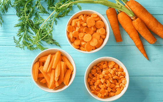 healthy teeth crunchy carrot