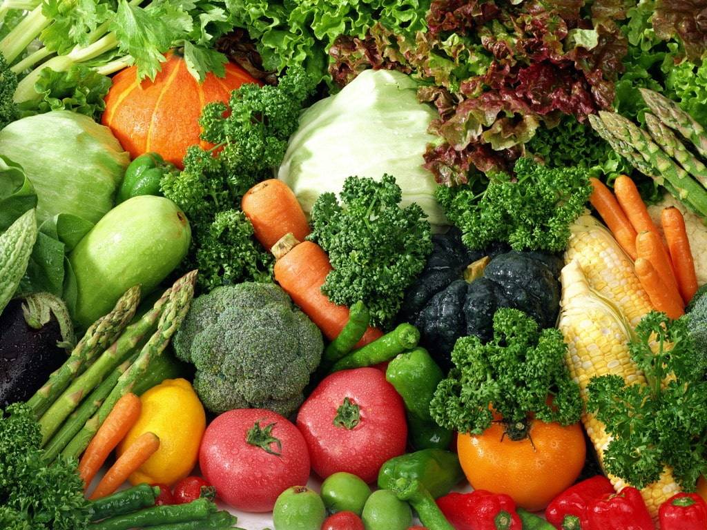 Foods and vegetables