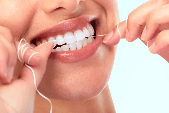 dental flossing