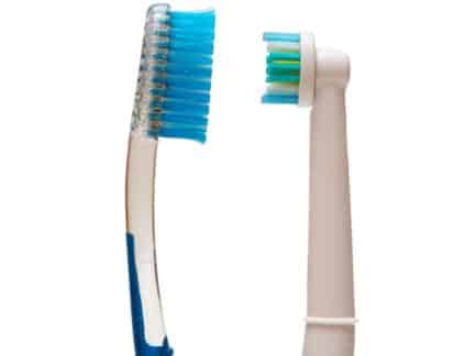 Manual or electric brush Manual or electric brush