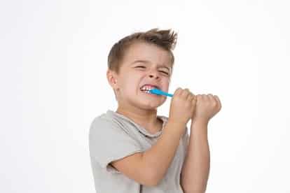 bad tooth brushing